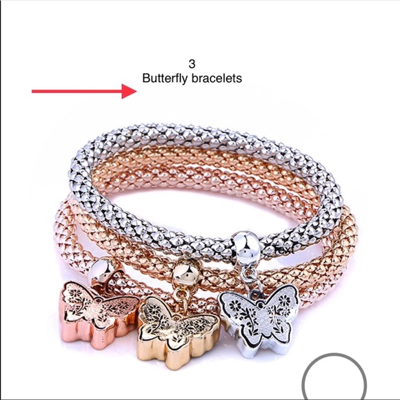 Butterfly bracelets - Picture 2 of 2